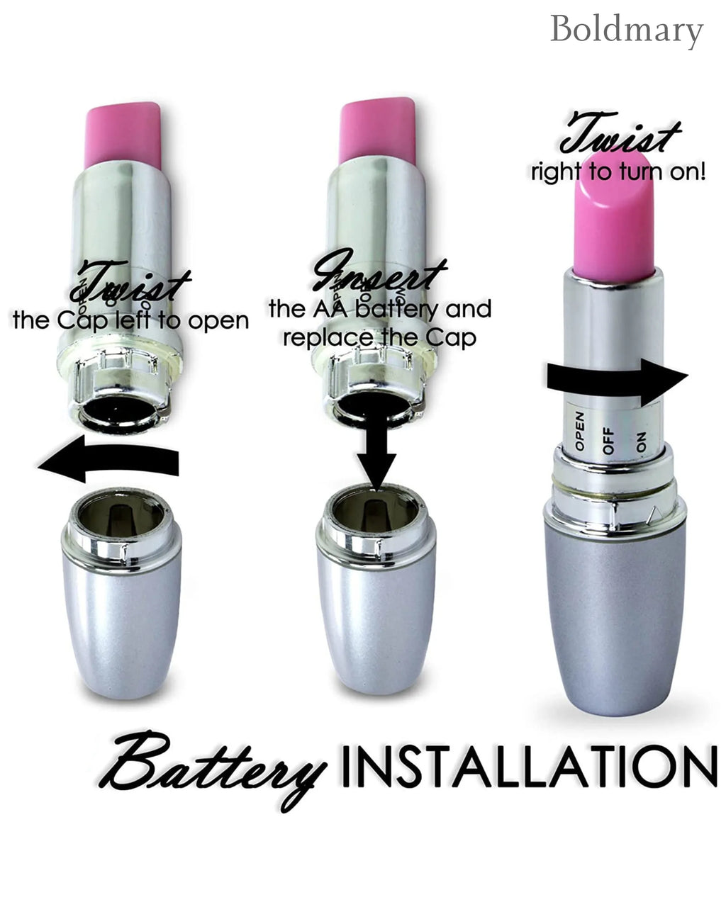 Discreet Lipstick Mini Vibrator