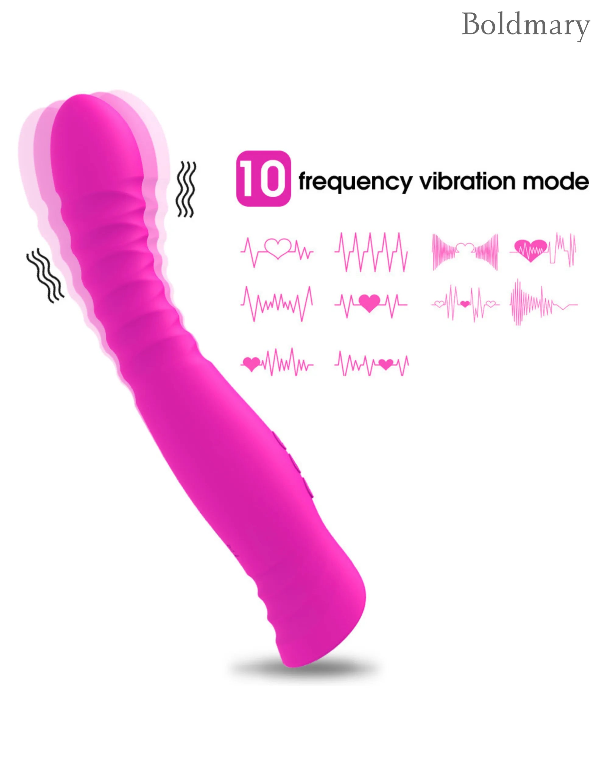 SculptCurve Rechargeable Threaded Silicone Vibrator